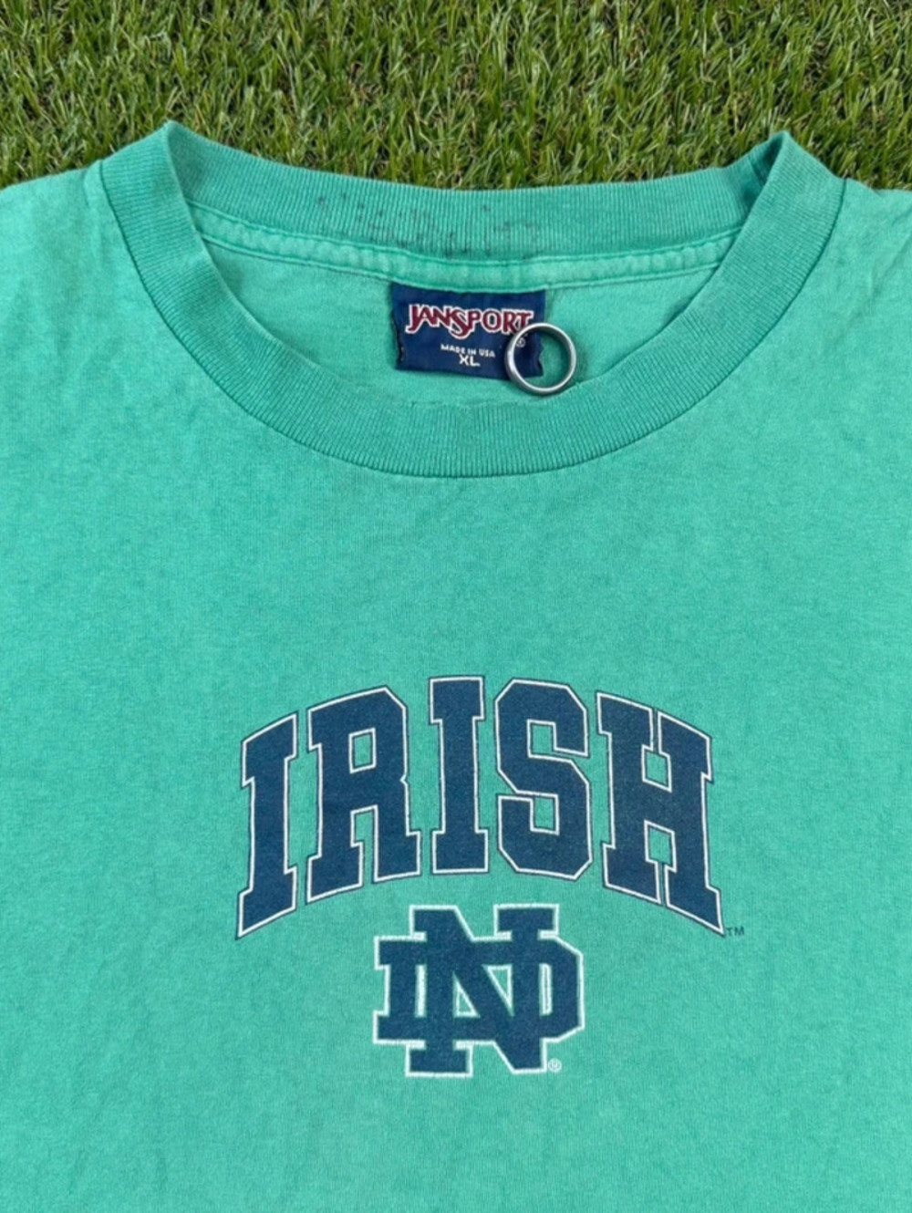 Notre Dame Fighting Irish Spell Out Shirt XL Jansport USA